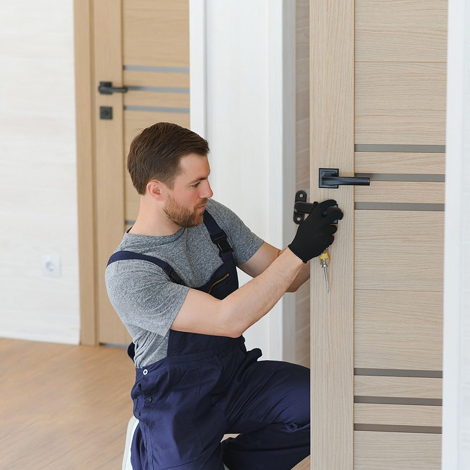 Door Stop Alarm - Alarme de porte portable antivol, dispositif