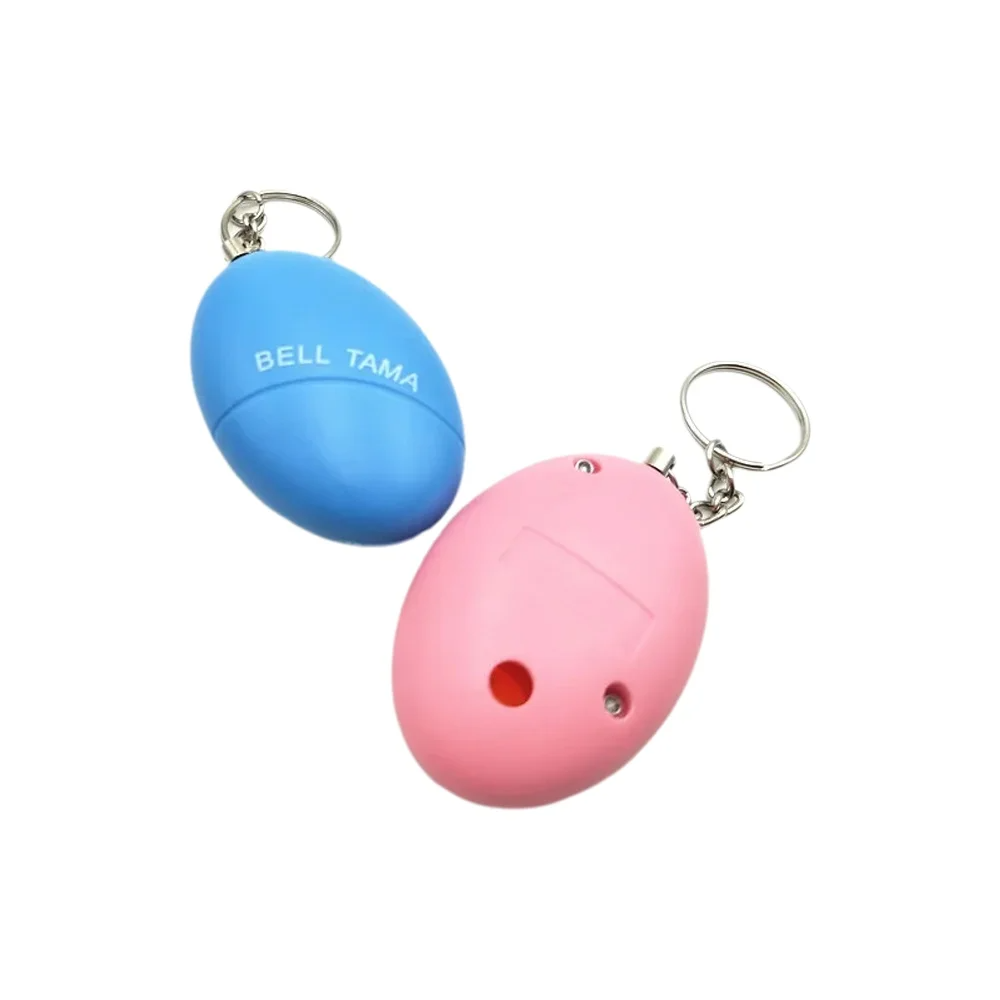 Personal Alarm Keychain - Porte-clés personnel en forme d'œuf 140db,