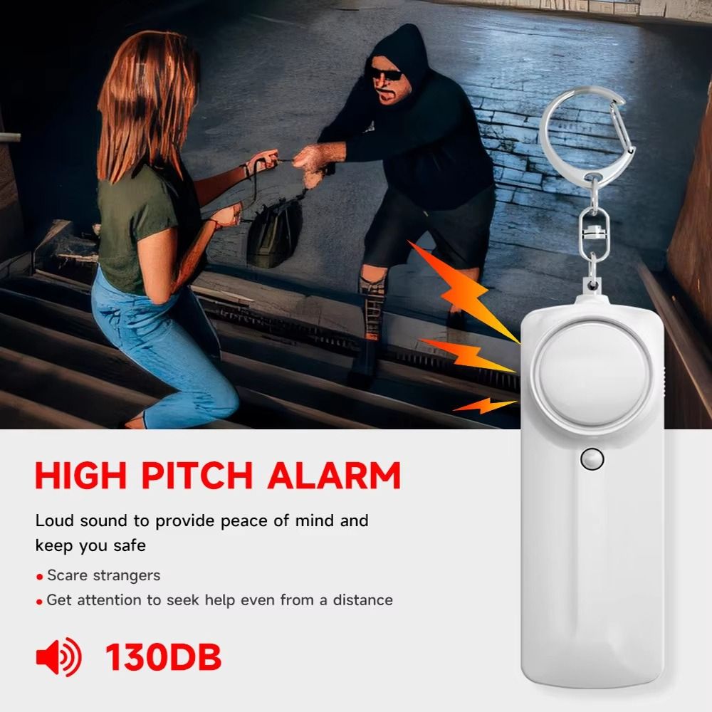 Personal Alarm Keychain - Alarme de sécurité personnelle puissante 130