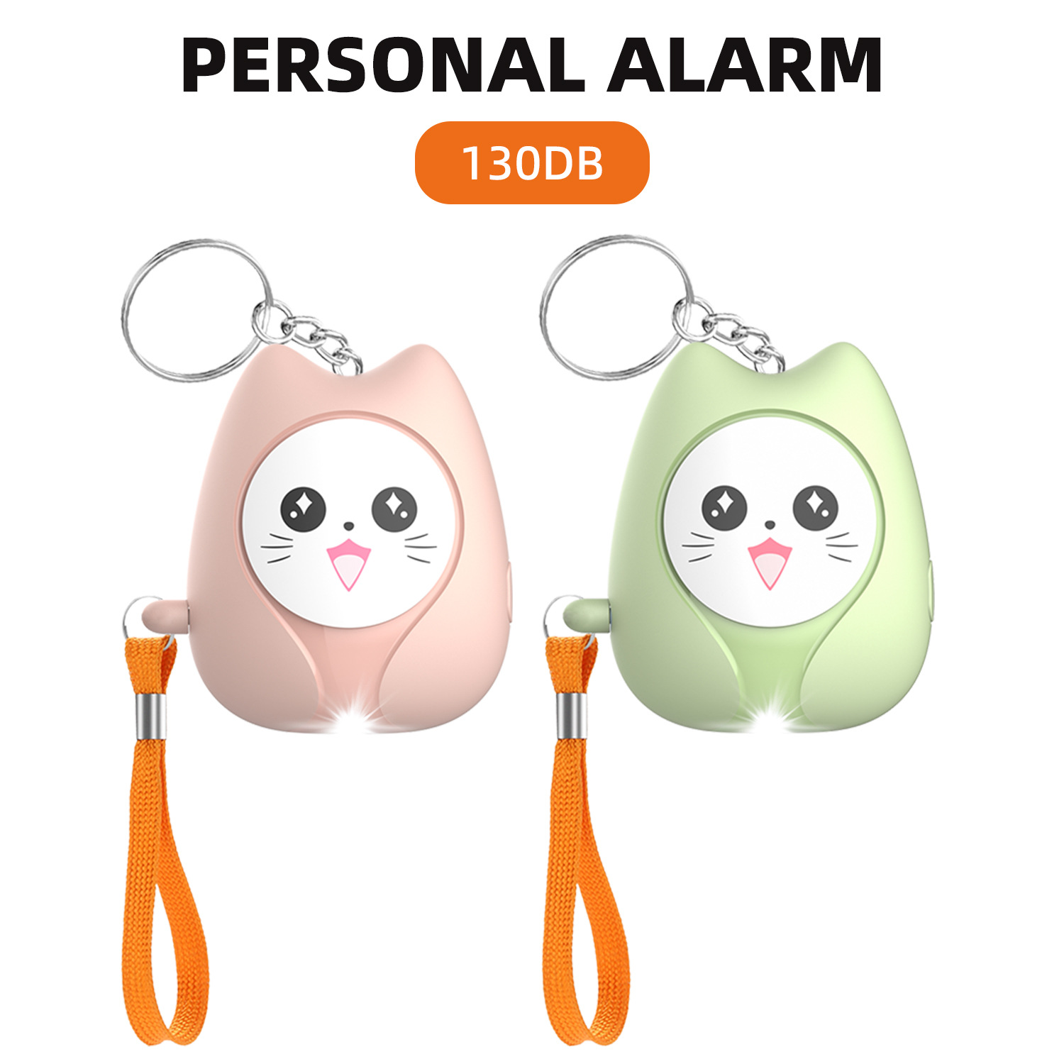 Personal Alarm Keychain - Alarme personnelle d'auto-défense pour femmes et