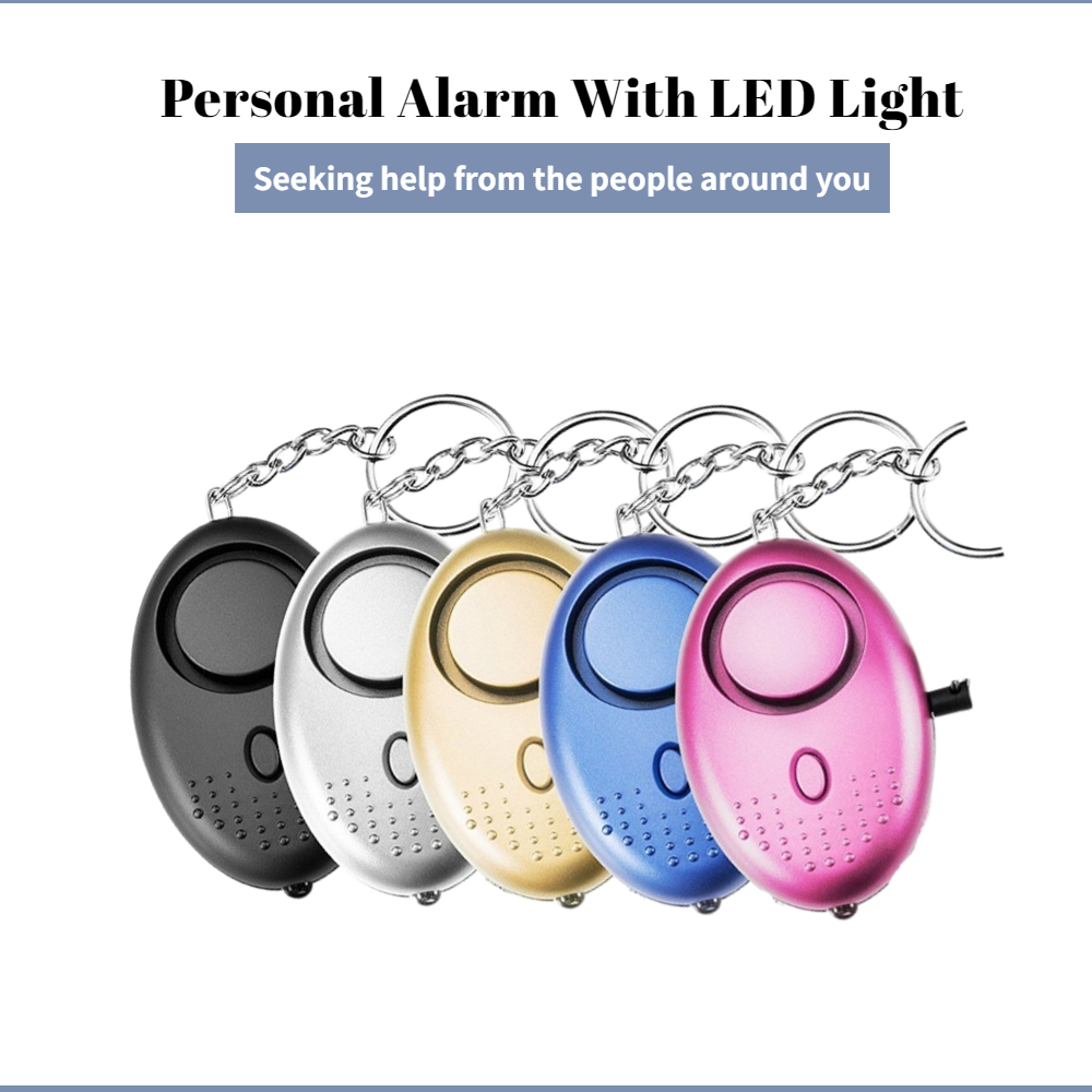 Personal Alarm Keychain - 130dB alarme d'auto-défense Anti-loup fille enfant