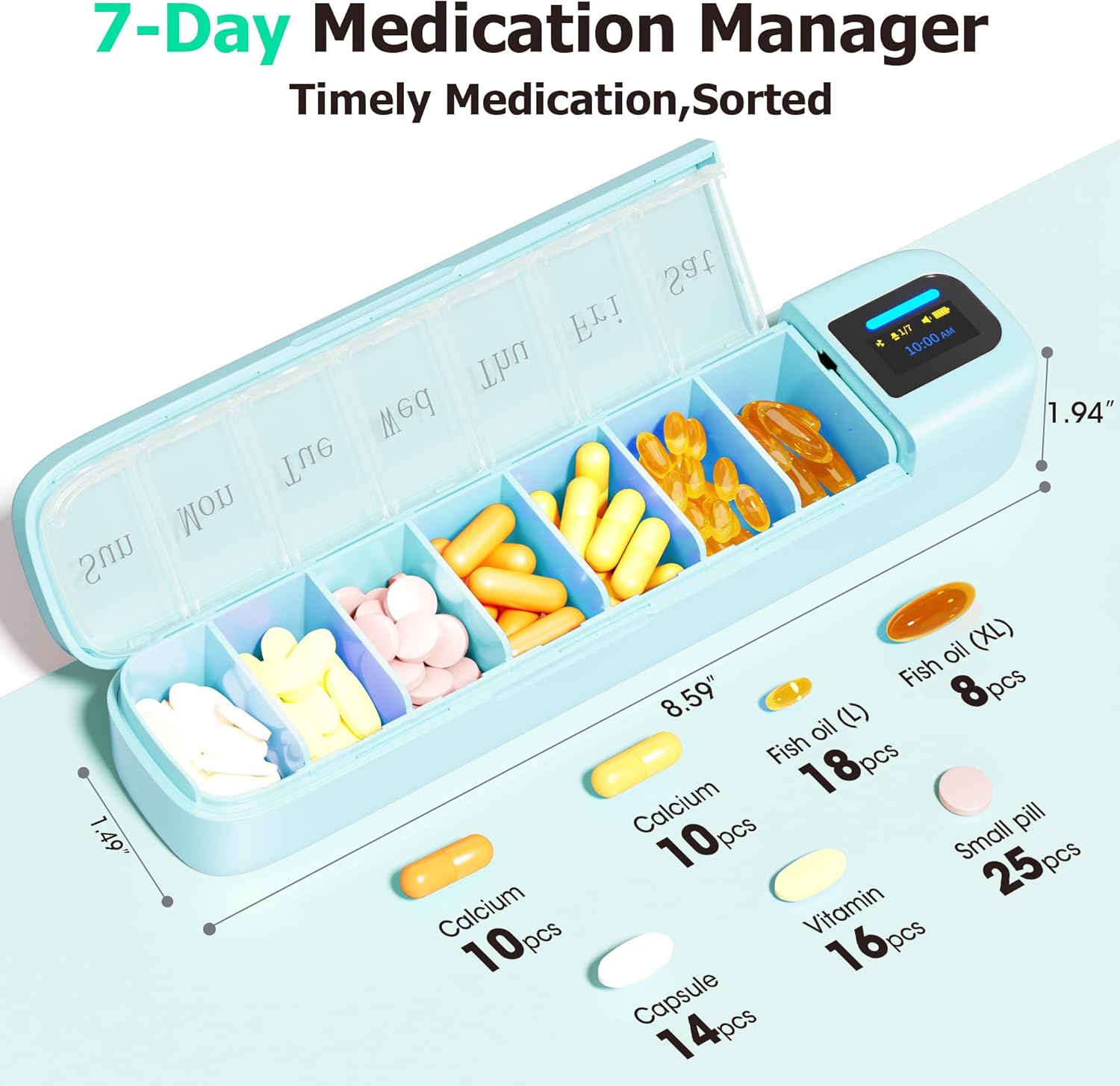 Organisateur de pilules intell - Medicine Cabinet Lock avis et prix
