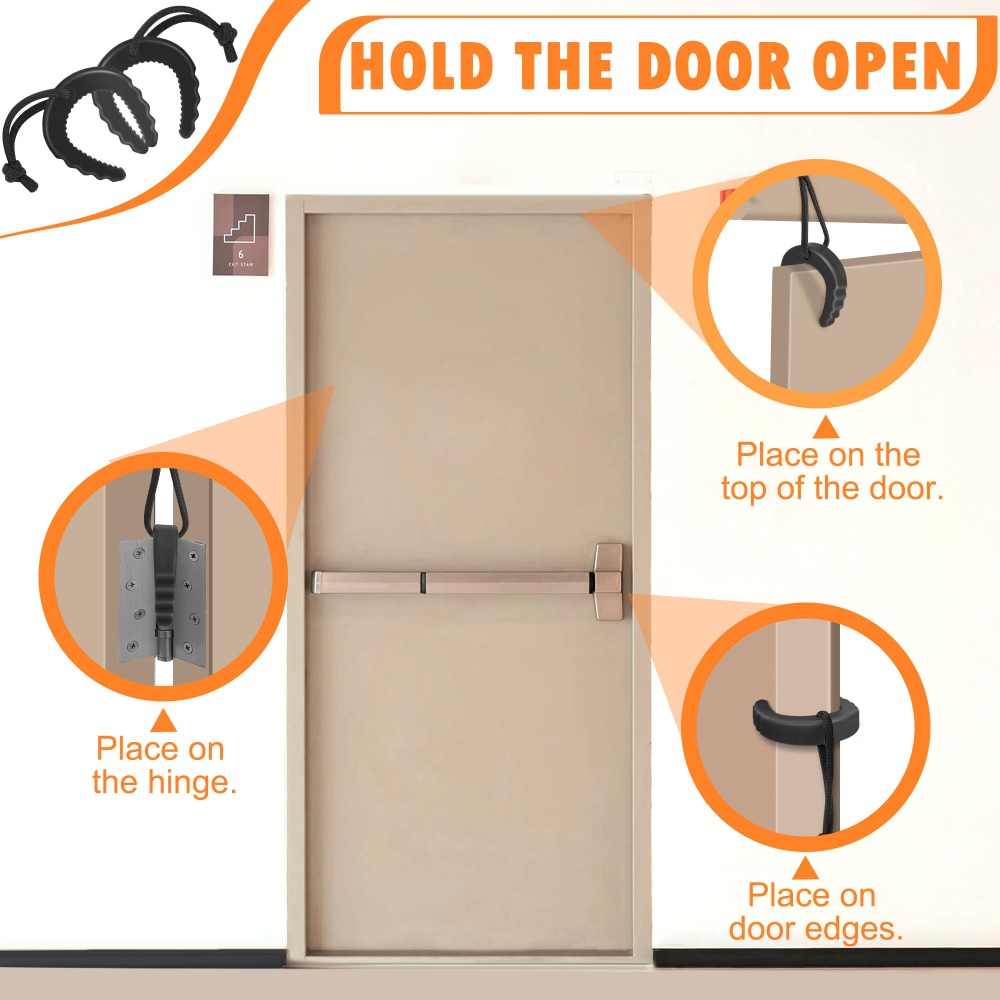 Cale de porte en caoutchouc fa - Door Stop Alarm avis et prix
