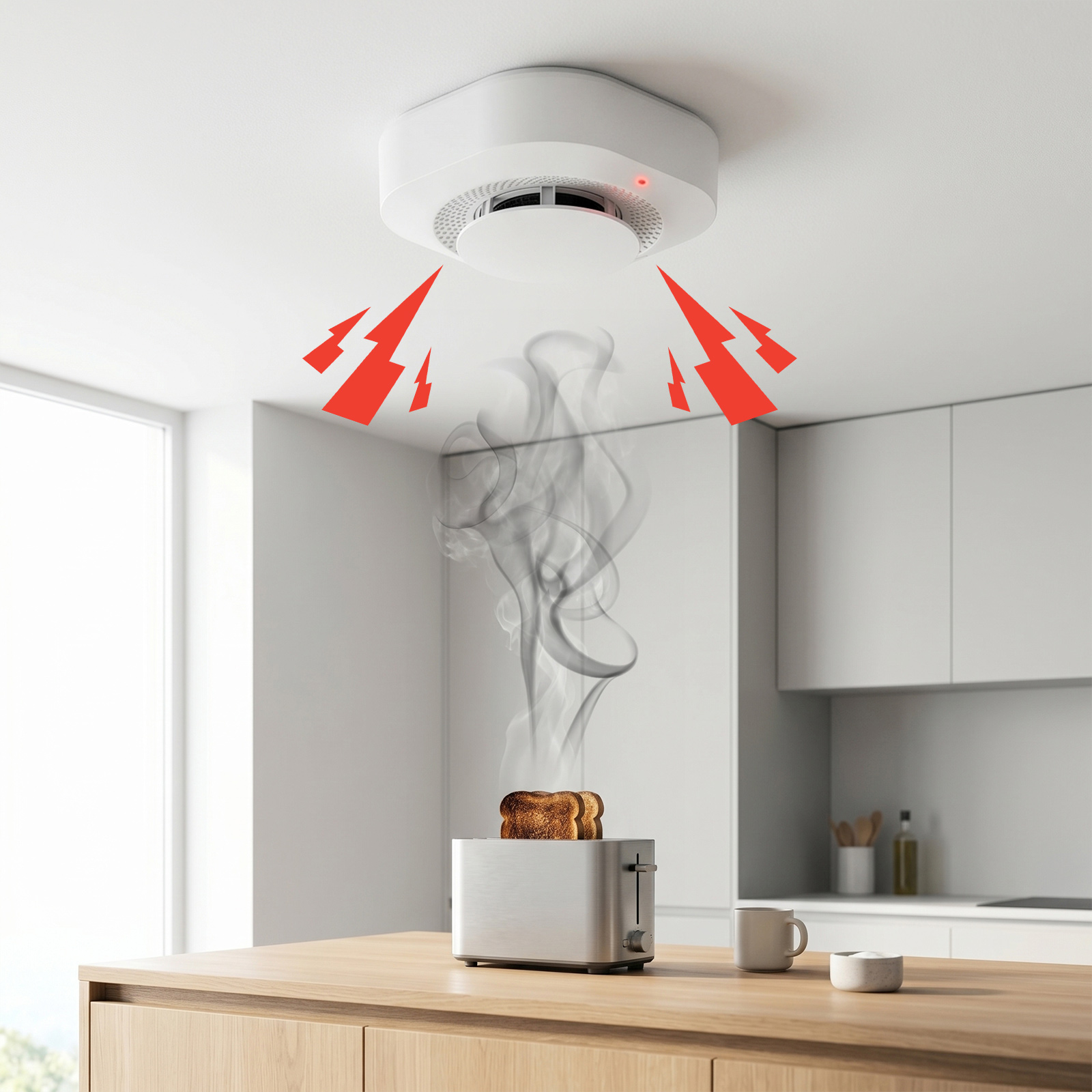 Détecteurs de fumée Tuya Zigbe - Smoke Detector Interconnected avis et prix