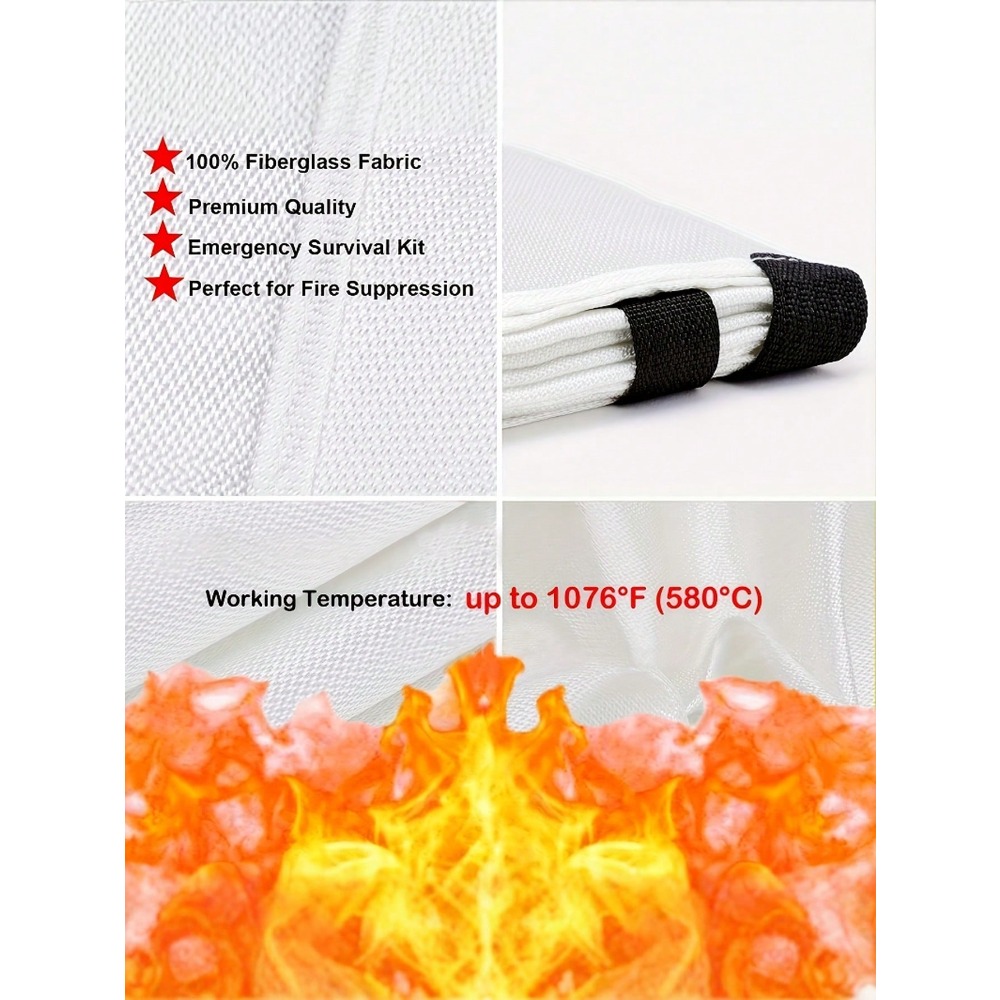 Couverture anti-feu 39,37 X 39 - Fire Blanket Kitchen avis et prix