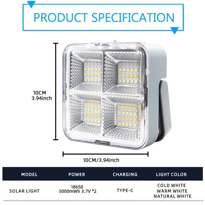 Lampadaire solaire LED Recharg - Power Outage Light avis et prix