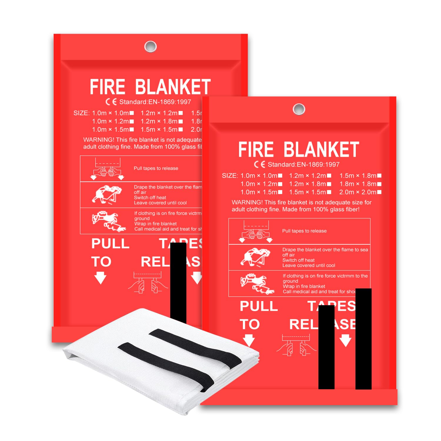 Couverture anti-feu 2 paquets  - Fire Blanket Kitchen avis et prix