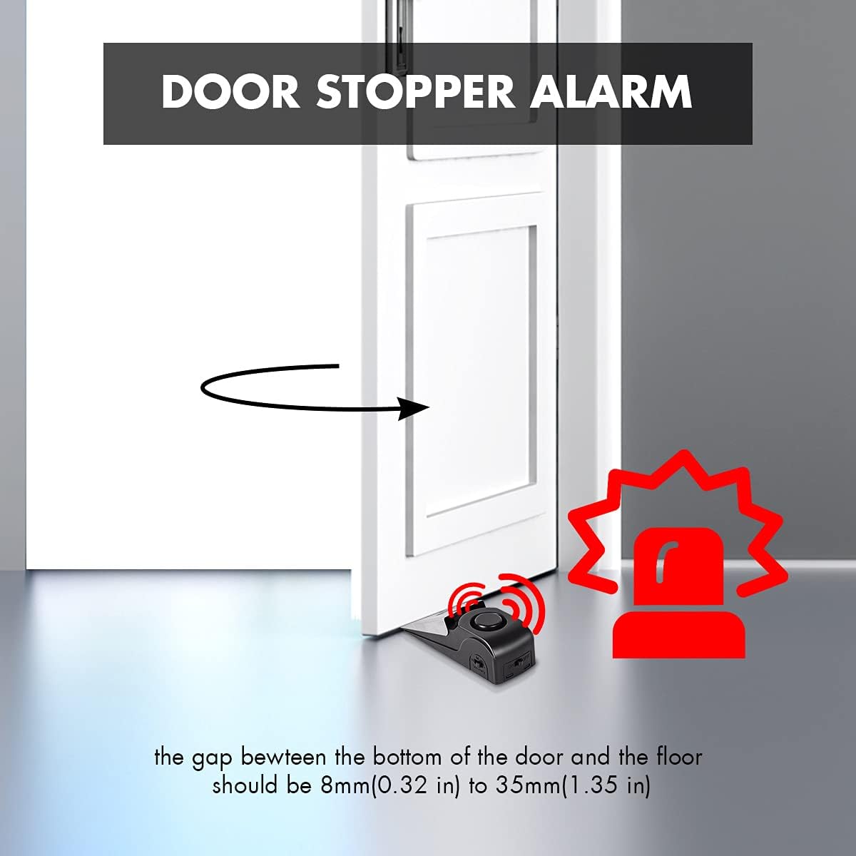 Alarme d'arrêt de porte, butoi - Door Stop Alarm avis et prix