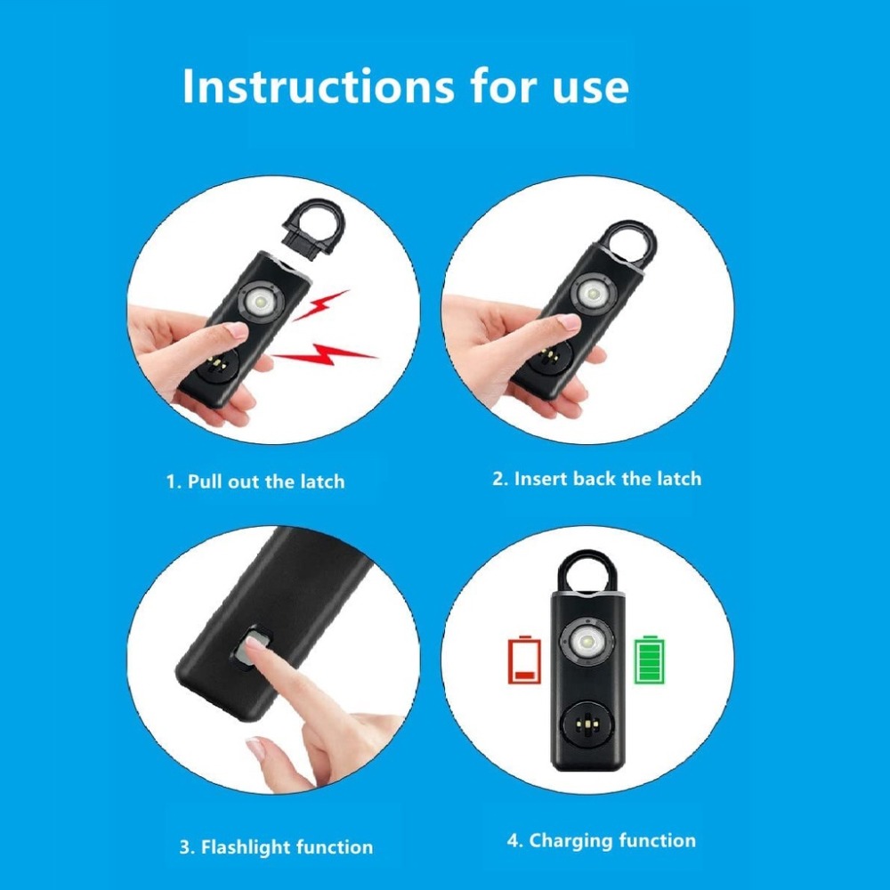 Alarme personnelle haute inten - Personal Alarm Keychain avis et prix