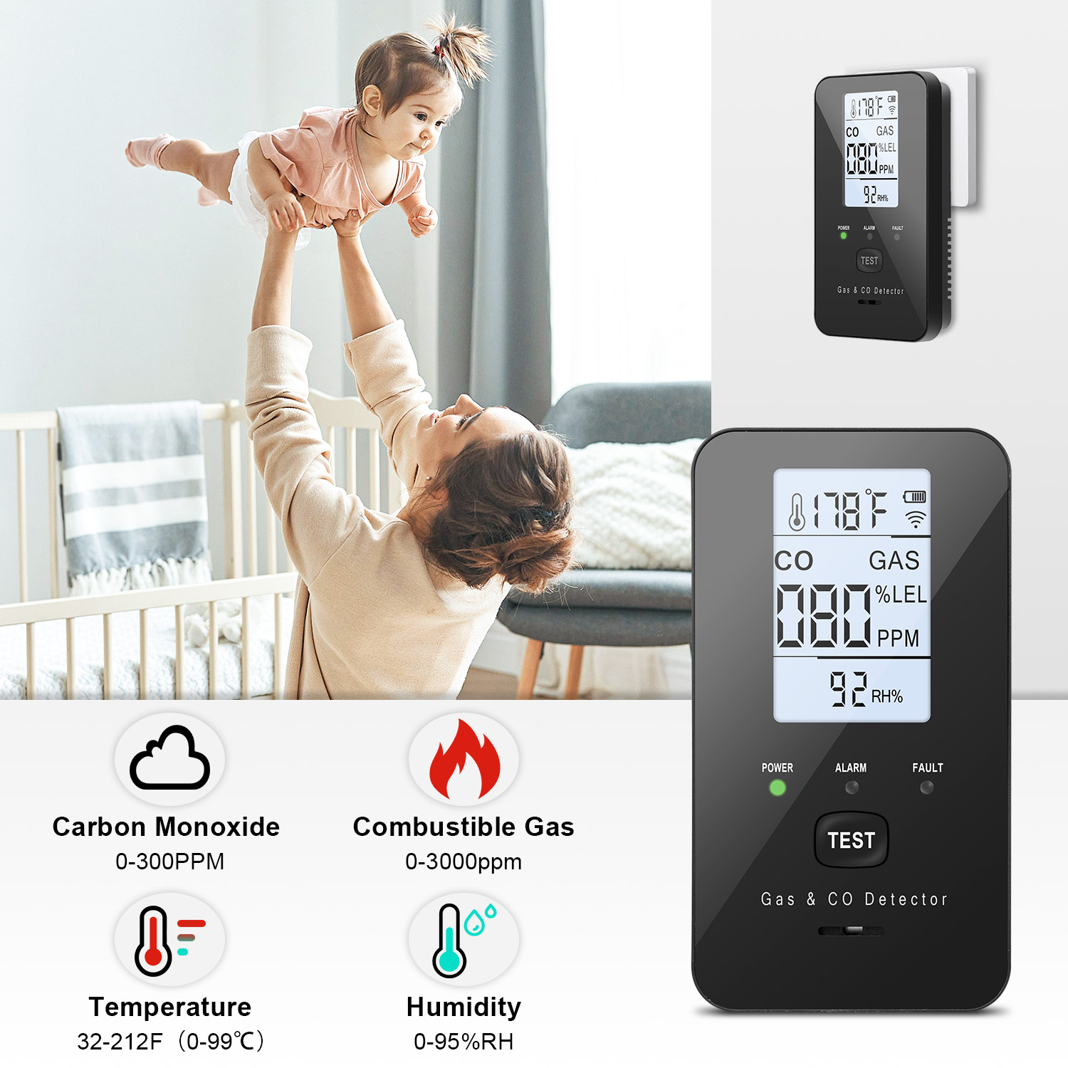 Détecteur de gaz naturel et de - Co Detector Plug avis et prix