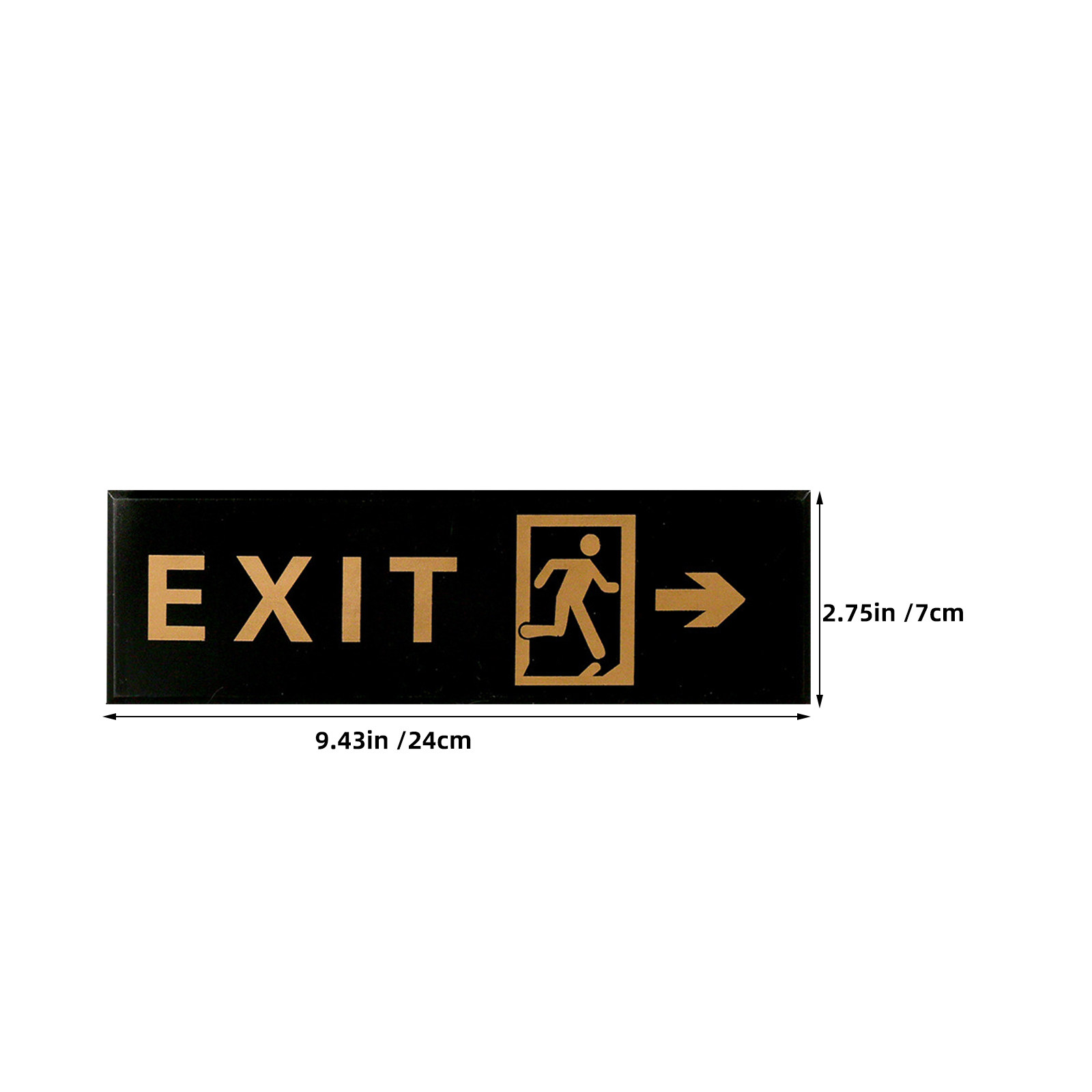 5 Pièces Panneau de Sortie d'U - Emergency Exit Sign avis et prix