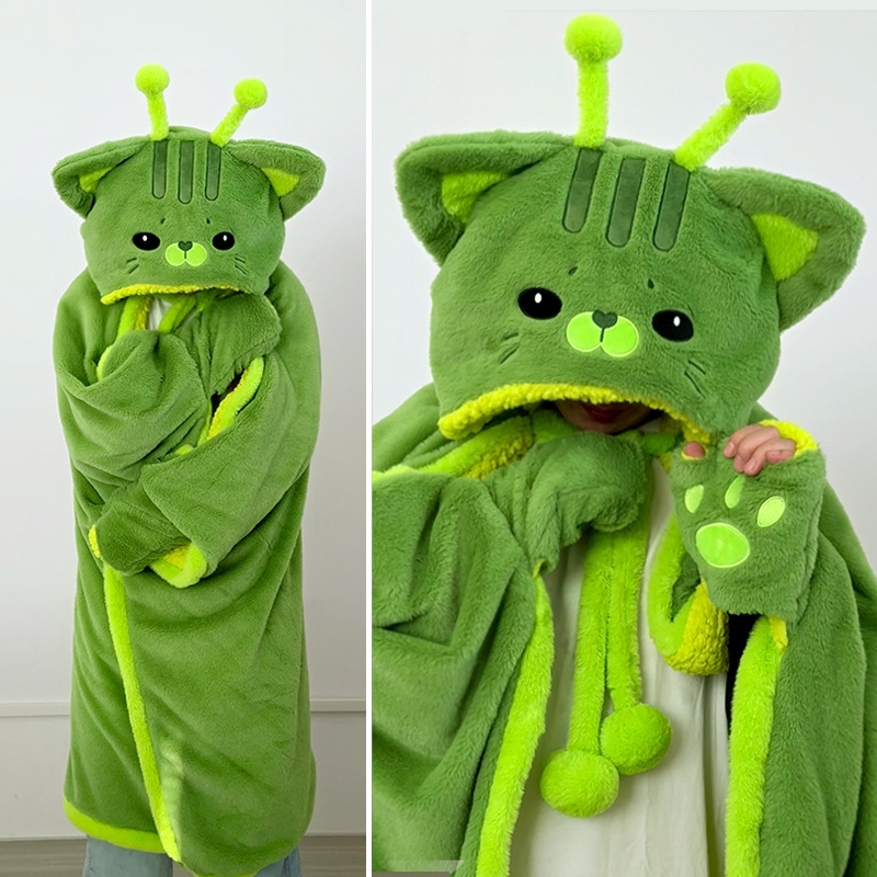 Robe en peluche à capuche avec - Fire Blanket Kitchen avis et prix