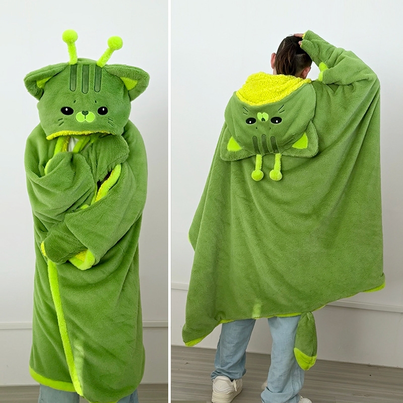 Robe en peluche à capuche avec - Fire Blanket Kitchen avis et prix