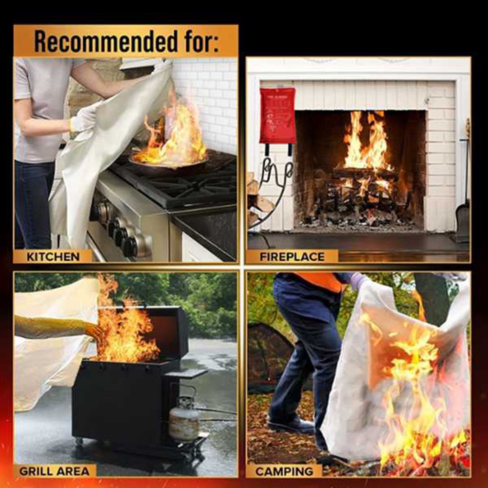Couverture anti-feu d'urgence  - Fire Blanket Kitchen avis et prix