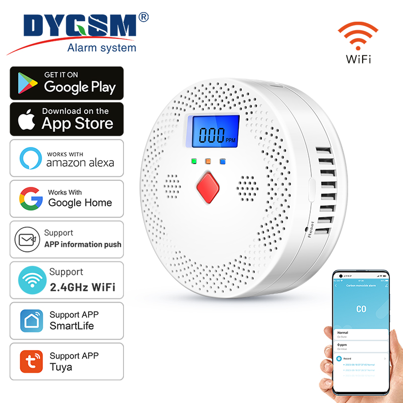 Tuya-Détecteur de monoxyde de  - Co Detector Plug avis et prix