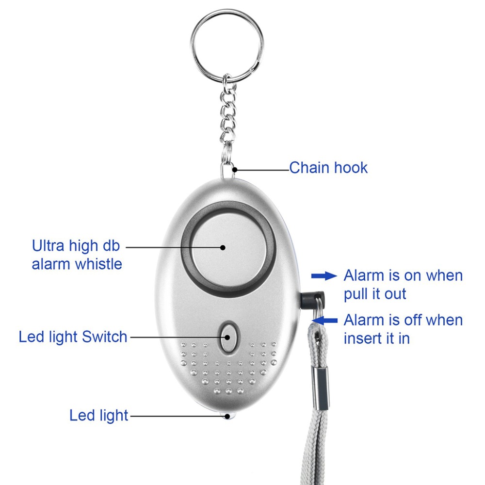130dB alarme d'auto-défense An - Personal Alarm Keychain avis et prix