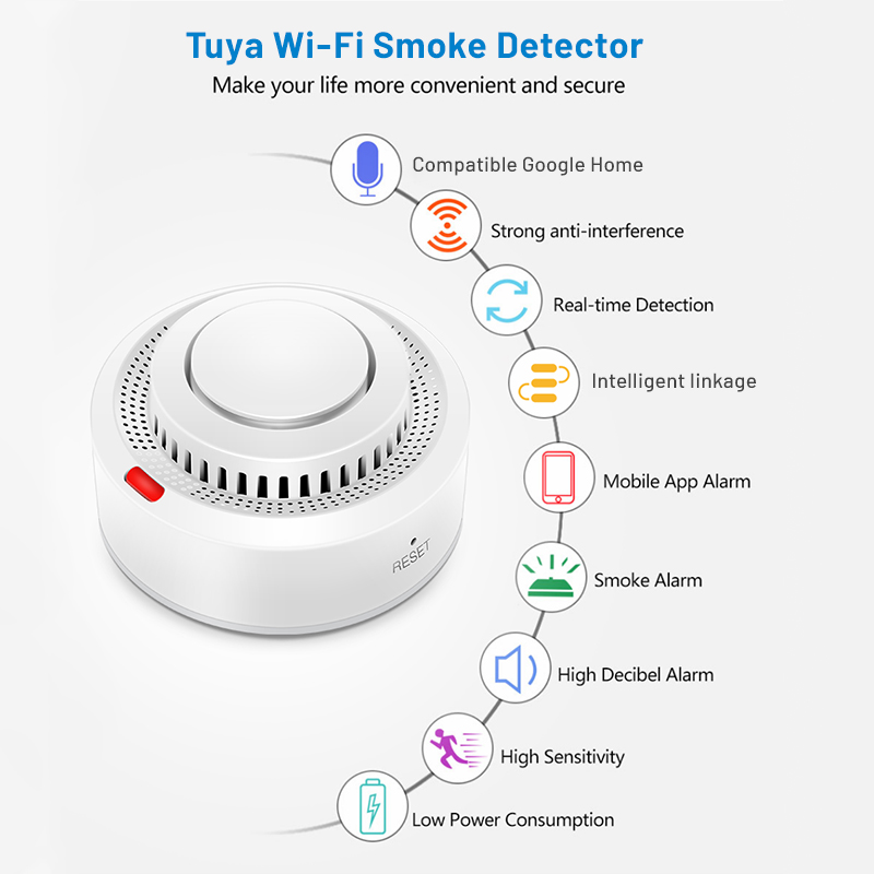 Lot de 6 détecteurs de fumée i - Smoke Detector Interconnected avis et prix